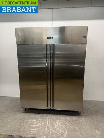RVS Dubbeldeurs 2-deurs Vriezer Vrieskast Monoblock 1350, Ophalen of Verzenden, Nieuw in verpakking