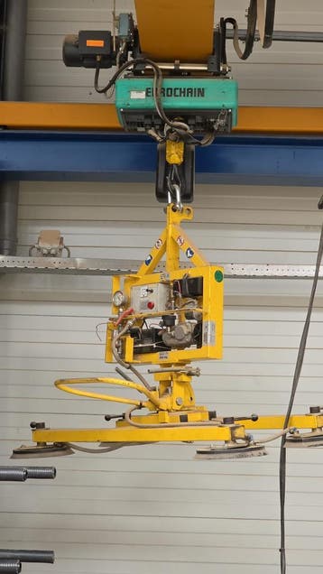 Verlinde enkelligger bovenloopkraan  ±9.500mm x 1.5t 001637U, Ophalen, Gebruikt