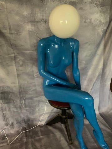 T(INK) Art - Mannequin - Blue Lady - Polypropylène