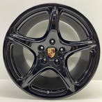 Porsche 997 2/4  19inch Classic Uni zwart met banden (8mm), Banden en Velgen