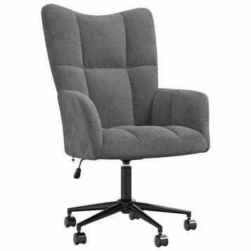 Relaxstoel fluweel -34% Retour Deal. Weg = weg!, Verzenden, Minder dan 75 cm, Zo goed als nieuw, 50 tot 75 cm