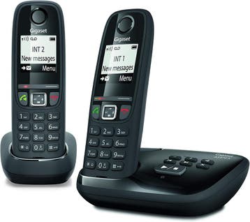 Gigaset AS470A Duo DECT-telefoon nummerweergave, zwart, Verzenden, Nieuw