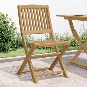 vidaXL Klapstoelen, 4 stuks, 57x49x90 cm, massief acaciahout, Verzenden