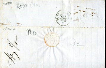 Italiaanse oude staten - Pauselijke Staat 1852 - De zeldzame, Gestempeld