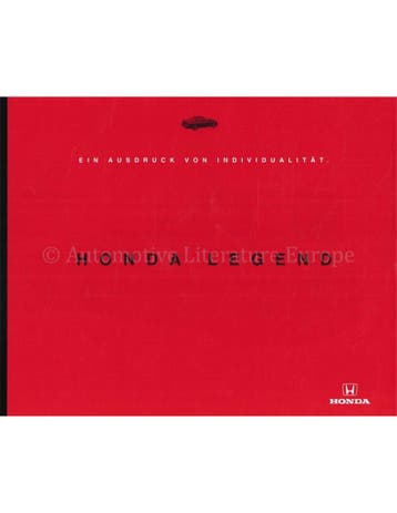1995 HONDA LEGEND BROCHURE DUITS, Nieuw