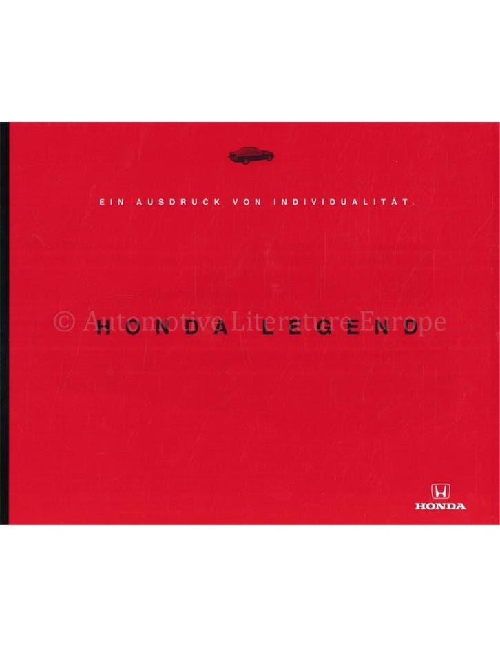 1995 HONDA LEGEND BROCHURE DUITS, Livres, Autos | Brochures & Magazines