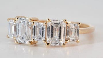 Zonder minimumprijs - Ring - 14 karaat Geel goud - 2.20ct., Nieuw