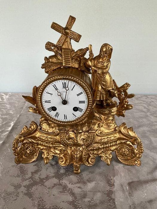 Pendule - Zinklegering - 1850-1900, Antiquités & Art, Antiquités | Horloges