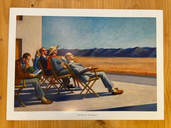 Edward Hopper - People in the Sun / 1963, Maison & Meubles, Maison & Meubles | Autre