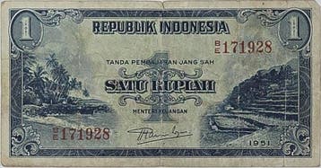 Republiek Indonesië. 1, 2 - 1/2, 5, 100, 500, 1000 & 5000, Postzegels en Munten, Munten | Nederland
