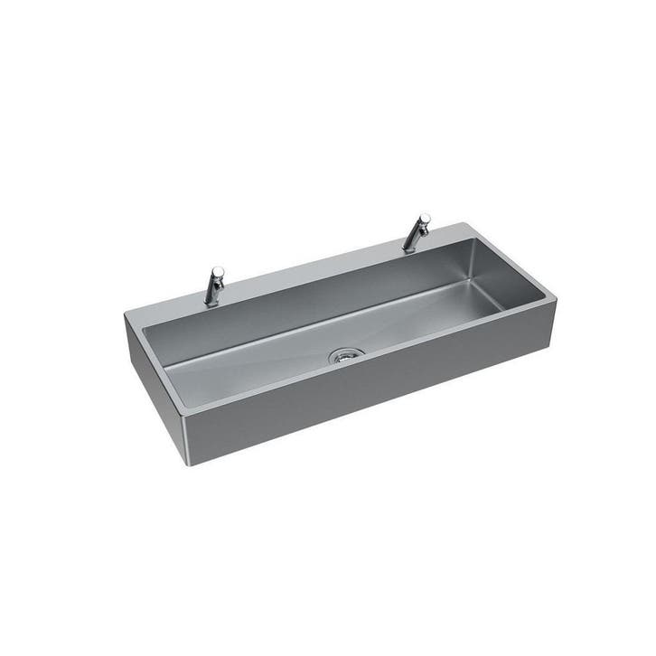 RVS Wasgoot 2-kraans tafelmodel, Zakelijke goederen, Horeca | Keukenapparatuur, Nieuw in verpakking, Wassen en Drogen, Verzenden