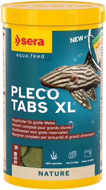 Sera Pleco tabs XXL 1000ml (Bodemvissen), Dieren en Toebehoren, Ophalen of Verzenden, Nieuw, Overige typen