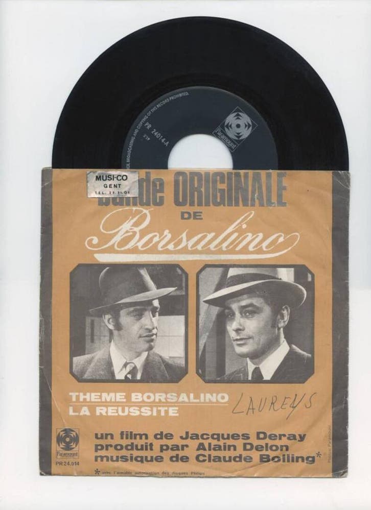 Claude Bolling – Thème Borsalino / La Réussite (1-7-Vinyl-S, CD & DVD, Vinyles Singles, Enlèvement ou Envoi