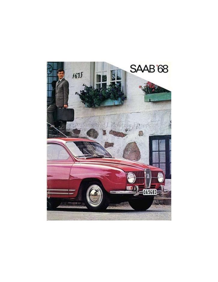1968 SAAB 96 V4 BROCHURE NEDERLANDS, Boeken, Auto's | Folders en Tijdschriften