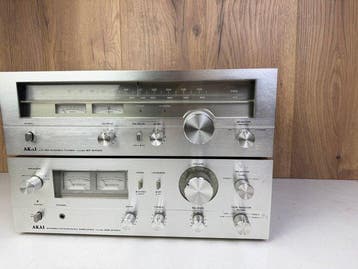 Akai - AM-2450 Amplificateur + AT-2450 Tuner Ensemble stéréo, Nieuw