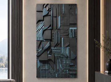 KATUNS - Wood Blue Cube
