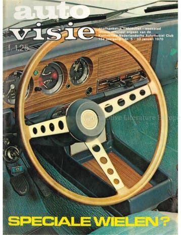 1970 AUTOVISIE MAGAZINE 05 NEDERLANDS, Ophalen of Verzenden