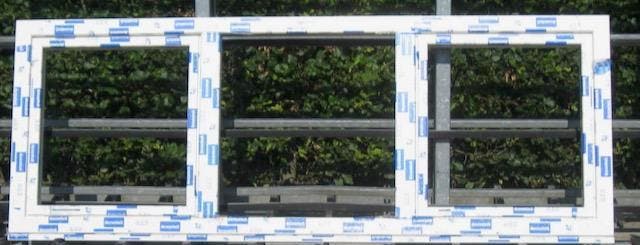 pvc raam , chassis , venster , kozijn 233 x 87 wit, Bricolage & Construction, Châssis & Portes coulissantes, Enlèvement ou Envoi