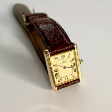 Cartier - Tank Must de Cartier - 6179 - Unisexe - 1980-1989, Handtassen en Accessoires, Nieuw