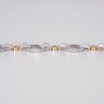 Armband - 14 karaat Witgoud - 14.57ct. tw. Diamant, Nieuw