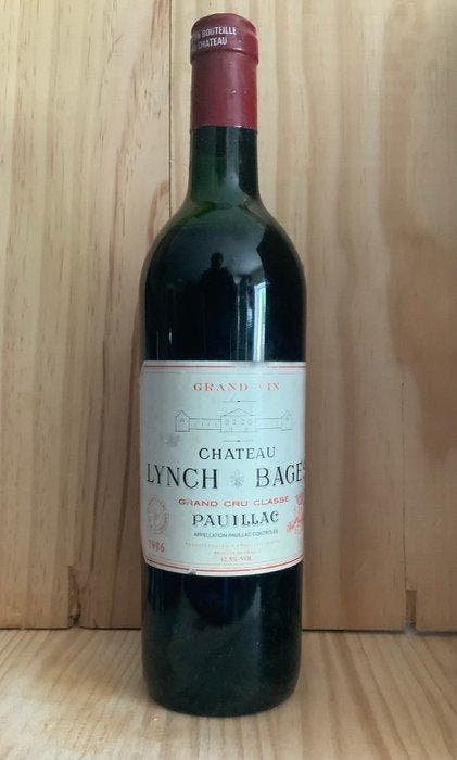 1986 Chateau Lynch Bages - Bordeaux, Pauillac 5ème Grand Cru, Collections, Vins