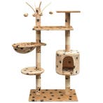 vidaXL Kattenkrabpaal met sisal krabpalen 125 cm, Verzenden, Nieuw