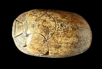 Egyptisch / Egyptische Steatiet / steen Amulet, Replica.