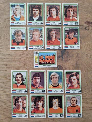 Panini Sonrics / World Cup Story 1974 and 1978 Netherlands, Nieuw