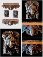 Ornement architectural (4) - XIX - Fregi, Antiek en Kunst, Antiek | Keramiek en Aardewerk