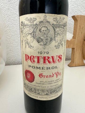 1979 Petrus - Pomerol - 1 Bouteille (0,75 l), Verzamelen, Wijnen, Nieuw