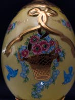 Œuf Fabergé - Œuf impérial orné de bijoux, accentué avec de, Antiquités & Art