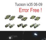 Kit 9 Ampoules Led Intérieur Pour Hyundai Turcson Ix35 06-09, Verzenden