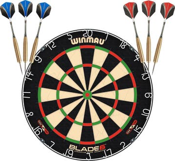 Winmau Blade 6 incl. 2 sets dartpijlen (Dart Bord), Ophalen of Verzenden, Dartbord