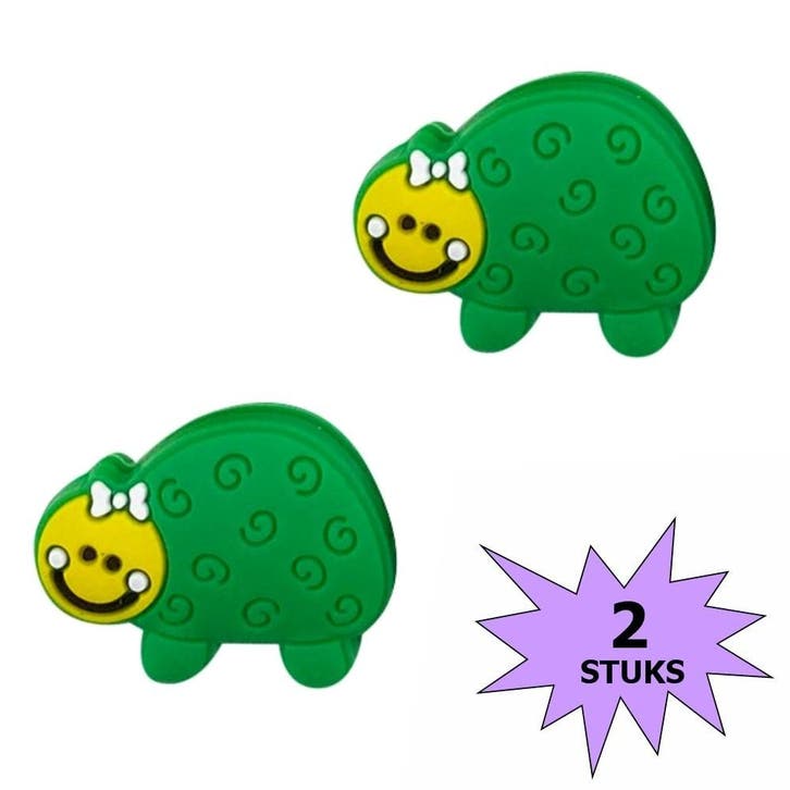 Fako Bijoux - Tennisdemper - Schildpad - Groen - 2 Stuks, Sport en Fitness, Tennis, Verzenden