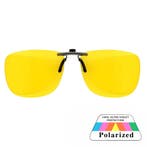 Fako Sunglasses - Clip On Voorzet Zonnebril Gun Metal In Box, Verzenden