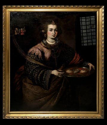 Fede Galizia (1578-1630), Kring van - Sainte Agathe, vierge
