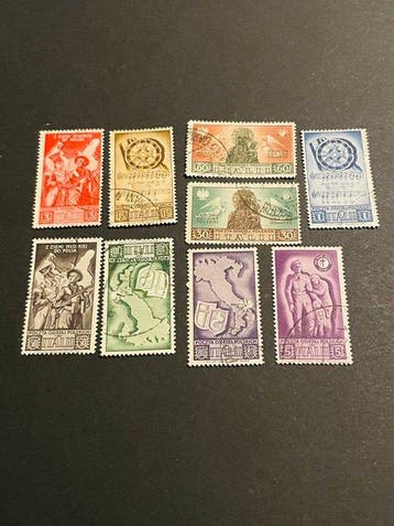 Pologne 1946/1946 - : Corps Polonais 1946 - Collection de 2, Postzegels en Munten, Postzegels | Europa | Overig, Gestempeld