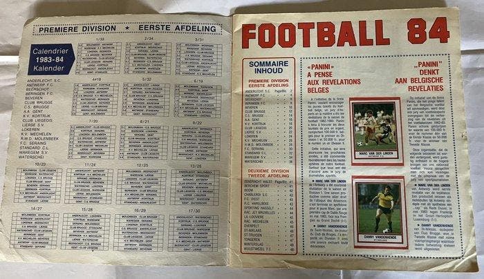 Panini Football 84 Belgium - 1 Compleet album - Good (GD), Verzamelen, Stickers