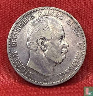 Pruisen 5 mark 1876 (A), Verzenden, Overige landen, Losse munt, Goud