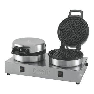 Wafel bakapparaat | 1,6kW | met 2 thermostaten en 2, Verzenden, Nieuw in verpakking