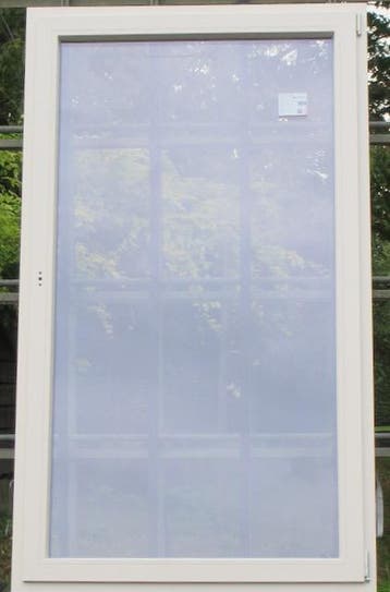 pvc terrasraam , raam ,chassis balkonraam 125 x 215, Doe-het-zelf en Bouw, 75 tot 150 cm, Kunststof, Deurkozijn, Nieuw