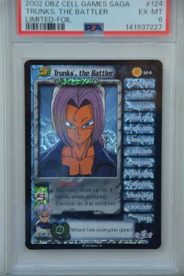 Score Entertainment - 1 Graded card - Dragon Ball Z - Trunks, Nieuw