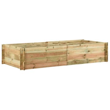 vidaXL Plantenbak 197x100x40 cm geïmpregneerd grenenhout, Verzenden, Nieuw