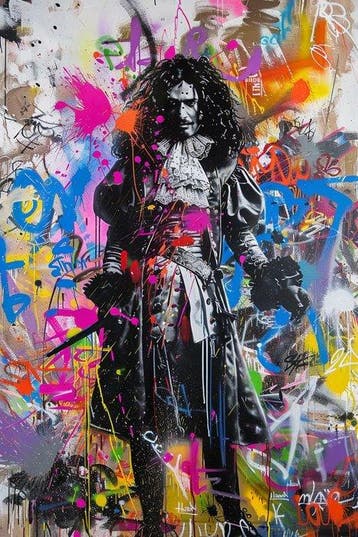 Dine Chanima (XX-XXI) - (XXL) Giant Underpass Art Admiral, Antiquités & Art, Art | Peinture | Moderne
