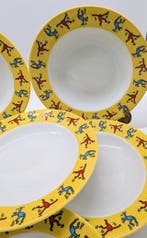 Keith Haring (after) - sculptuur, Pop Art - Tiefe Teller /