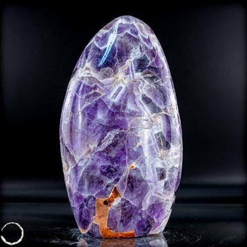 Natuurlijke Chevron-amethist Freiform, Bolivië- 1536.15 g