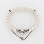 Zonder minimumprijs - 2-delige sieradenset Zilver - Parel /