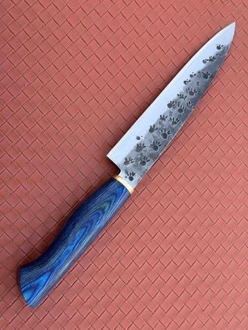 Custom Hand-Forged Premium Chefs Knife - Tafelmes - Staal,