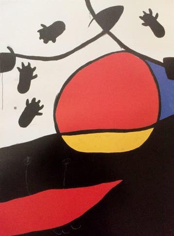 Joan Miró - Poster Joan Miro titled Paysage -  VG Bild