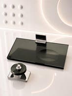 Industrialvetro - Wandrek - Kristal, Glas, Chroom - Gerookt